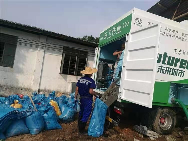 象湖工业污泥压干处理